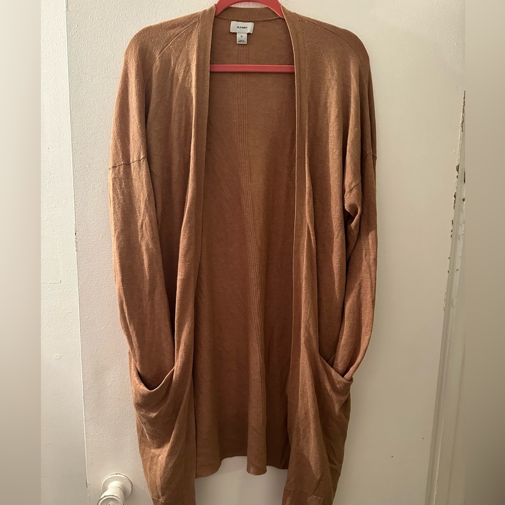 Tan duster cardigan